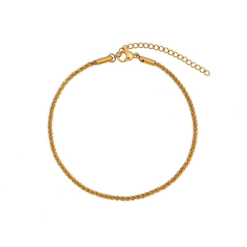 18k Gold Plated Rope Bracelet