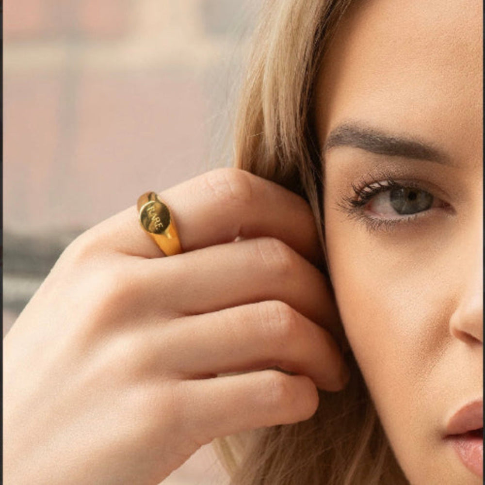 18ct Gold Plated Rare Ring