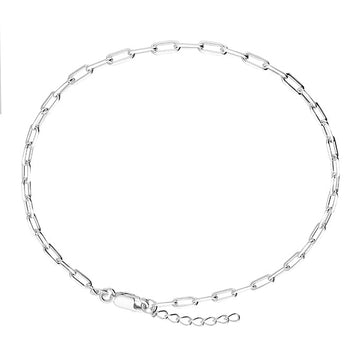 Sterling Silver Paperclip Chain Bracelet