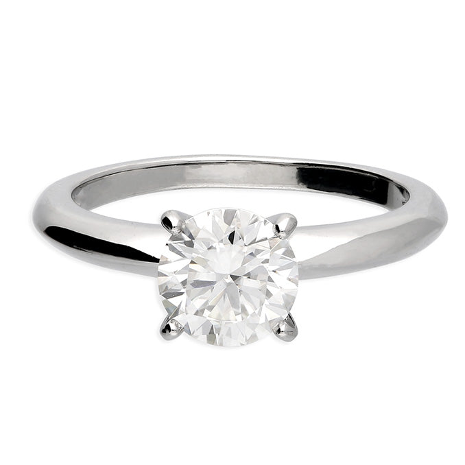 Sterling Silver Moissanite Stone Ring