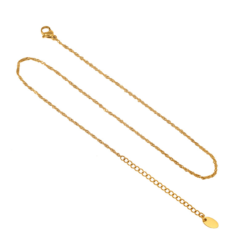Gold plated Fine Chain Necklace