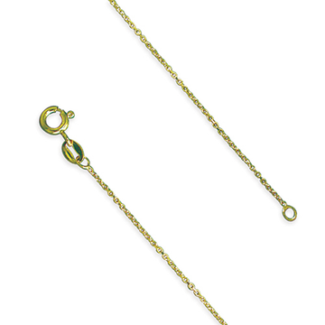 Sterling Silver 14ct Gold Plated Fine Chain