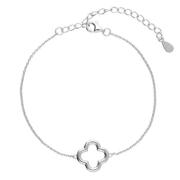 Sterling Silver Clover Bracelet