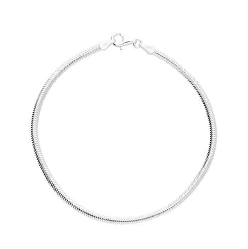 Sterling Silver Diamond Cut Bracelet 2.20gm