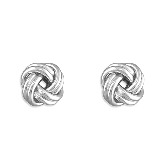Sterling Silver Knot Earrings